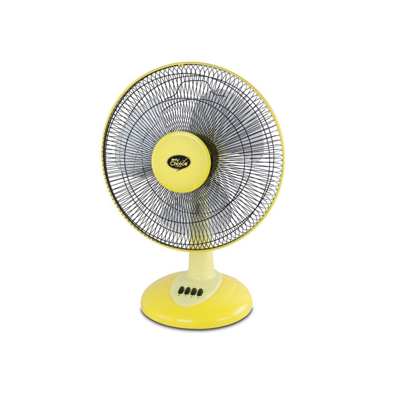 MC505_10103b5f-2a33-483f-91b8-fdf7142e99eb My Choice 16" Desk Fan – High Velocity, Adjustable Tilt, Oscillation, Quiet, Durable, Overheat Protection, 3-Speed, yellow, MC505 - Image 1